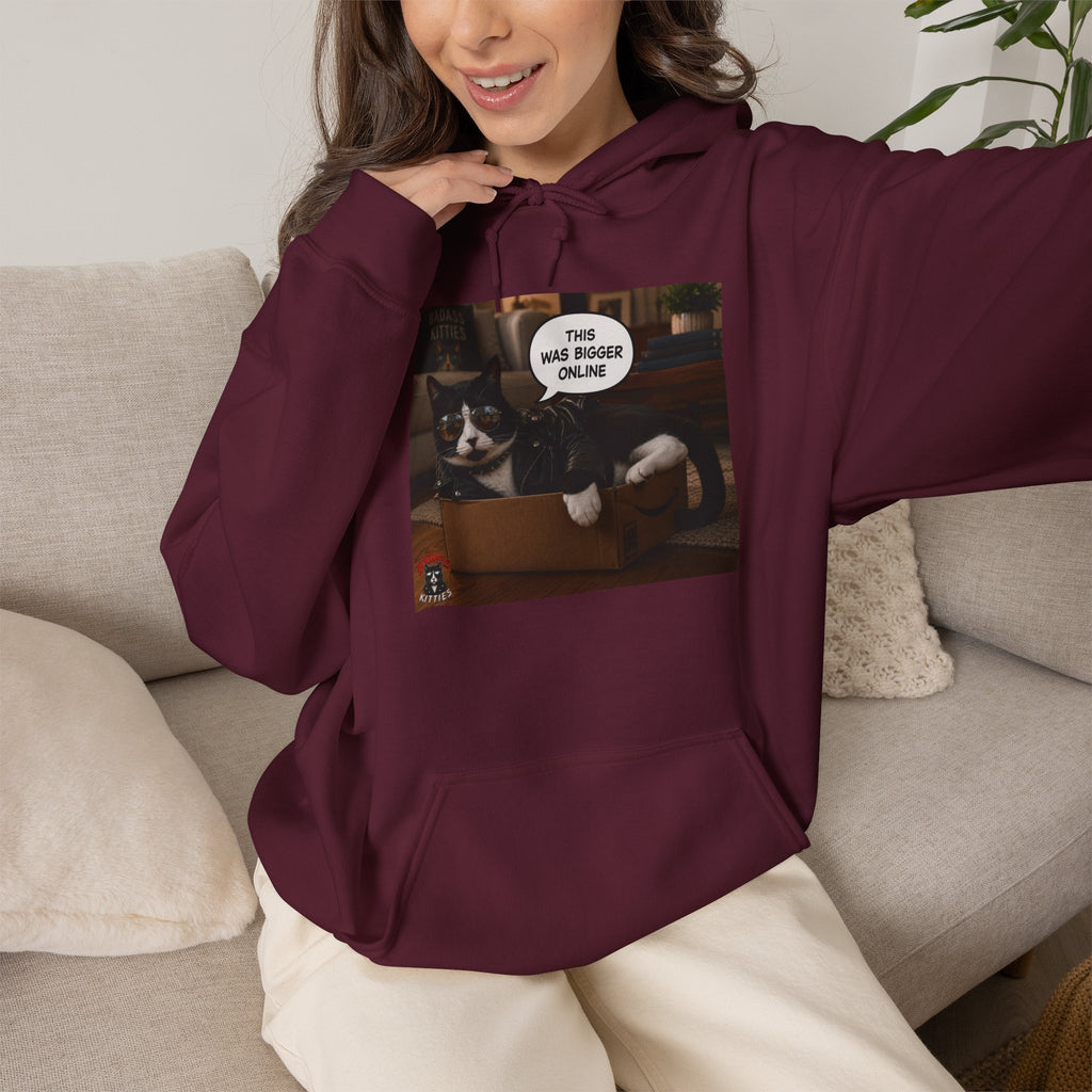 Cat Meme-This Was Bigger Online – Funny Badass Cat Hoodie