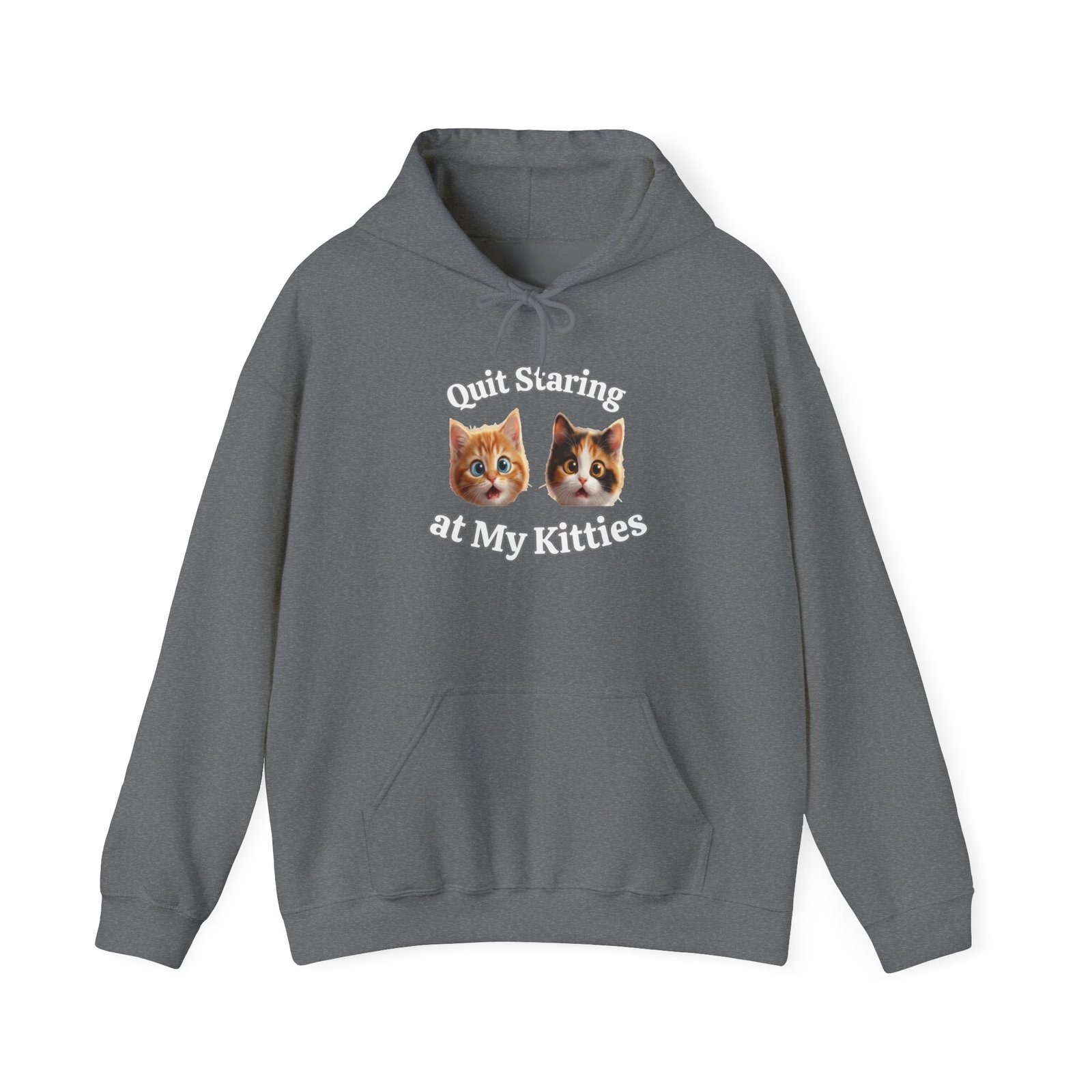 Cat Hilarious "Quit Staring" Fun Hoodie - Image 13