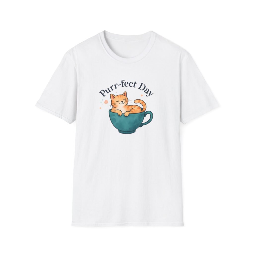 Cat in Teacup T-Shirt