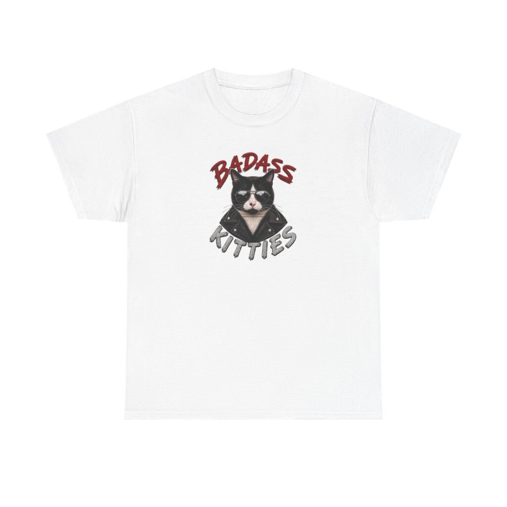 Bad-Ass Kitties™ Tee | Bruno Graphic Cat T-Shirt